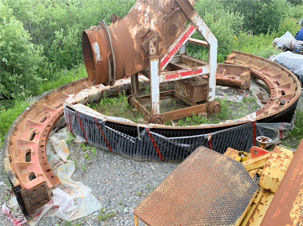 Fuller 18' X 10-1/2' (5.5m X 3.2m) Sag Mill, Rubber-lined With 1500 Hp, 1192 Rpm Motor)